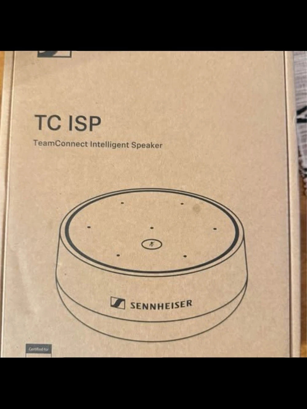 Sennheiser TC ISP TeamConnect Intelligent Speaker Black- Brand New in bx.